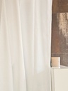 CORTINA DE BAÑO GEOMETRICA BLANCA