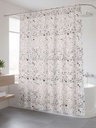 CORTINA TELA ESTAMPADA SALPICADA 180X180