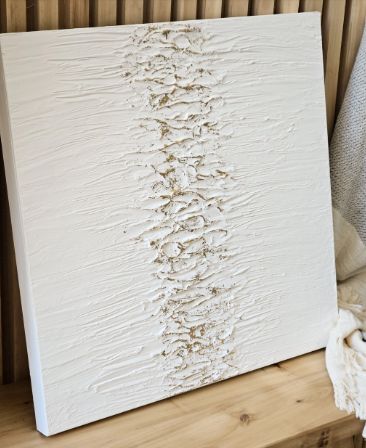 CUADRO ANDES WHITE 50X50