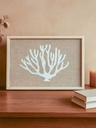 CUADRO ARPILLERA 40X60 CORAL