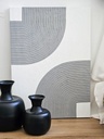CUADRO CHANDRA II COLOR GRIS 50X70