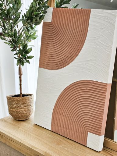 CUADRO CHANDRA II COLOR LADRILLO 50X70
