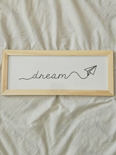 CUADRO LETTERING 10X30 Dream