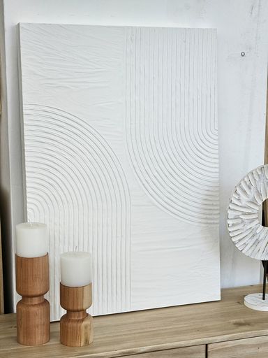 CUADRO MANA BLANCO 50X70