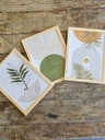 CUADRO NATURALEZA 20X30 Hoja en Maceta