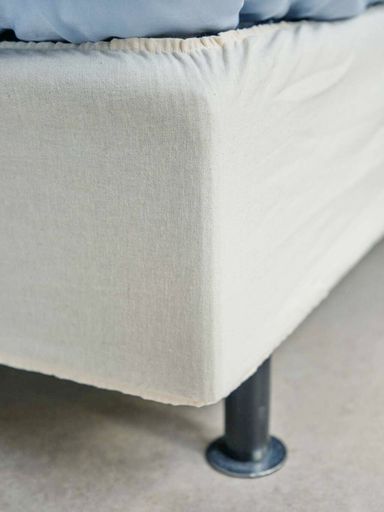 CUBRE SOMIER TUSSOR OFF WHITE 2 PLAZAS