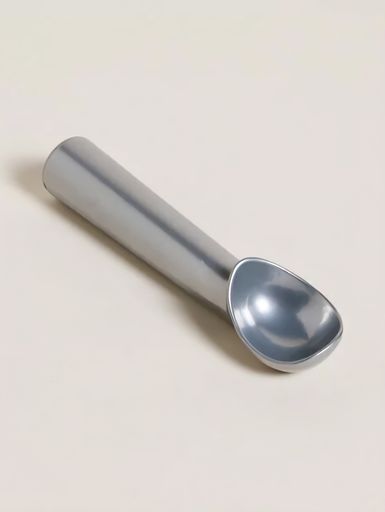 [AAE235] CUCHARA PLATEADA PARA HELADO 18 CM