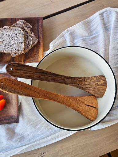 [AAF258] CUCHARA Y TENEDOR DE MADERA 30X7 CM