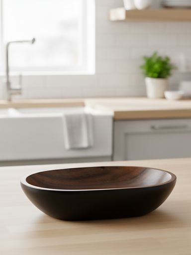 CUENCO OVALADO ACACIA MANILA BLACK