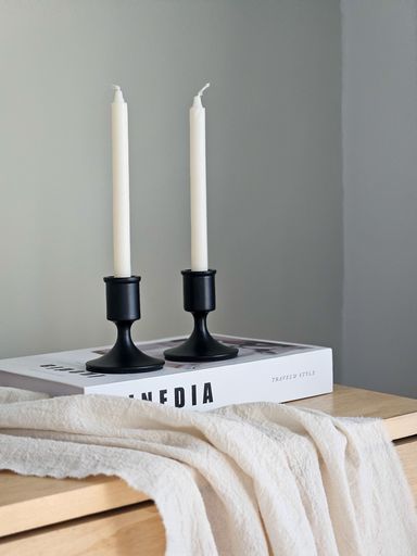 [AAH431] Candelabro Negro Mini