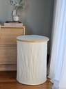 Cesto Ropa Redondo Con Bamboo
