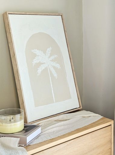 [AAH554] Cuadro Texturado Palm 40x60 cm