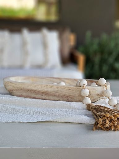 [AAH530] Cuenco de Madera Rustica
