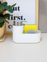DISPENSER COCINA BLANCO CON ESPONJA Y VIRULANA