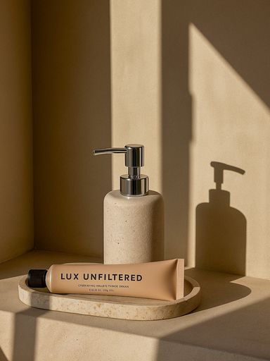 DISPENSER SIMIL MARMOL BEIGE