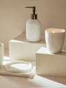Dispenser ceramica blanco organico