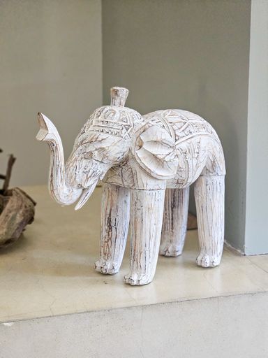 [AAD387] ELEFANTE BLANCO 35CM
