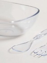 ENSALADERA CON CUBIERTOS GLAS TRANSPARENTE
