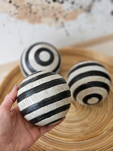 [AAD503] ESFERA RESINA 10 CM SET X 3